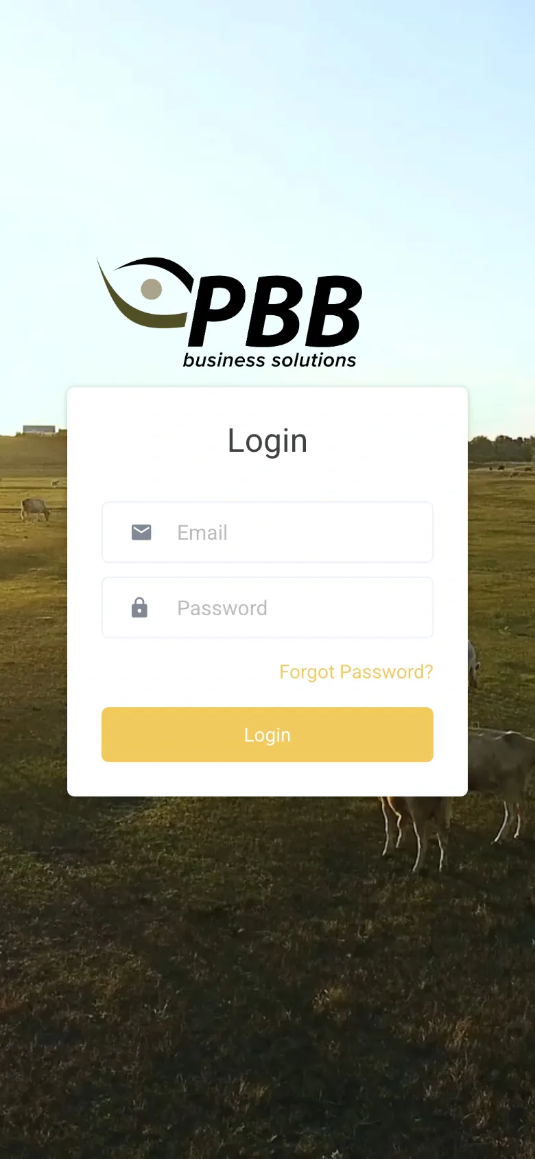 PBBNZ portal sign-in on a phone, full page
